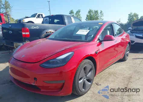 2023 Tesla Model 3 Rear-Wheel Drive from USA, damaged, VIN 5YJ3E1EA8PF654746